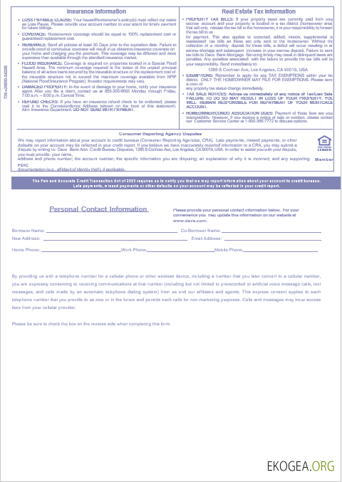Relevé hypothécaire de la banque USA Dave aux formats Word et PDF, 3 pages 3 template Relevé hypothécaire de la banque USA Dave aux formats Word et PDF, 3 pages 3 template